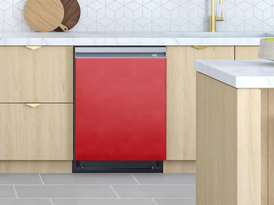 ORACAL® 975 Carbon Fiber Geranium Red Custom Dishwasher Cover