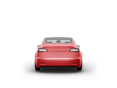 ORACAL 975 Carbon Fiber Geranium Red Car Vinyl Wraps