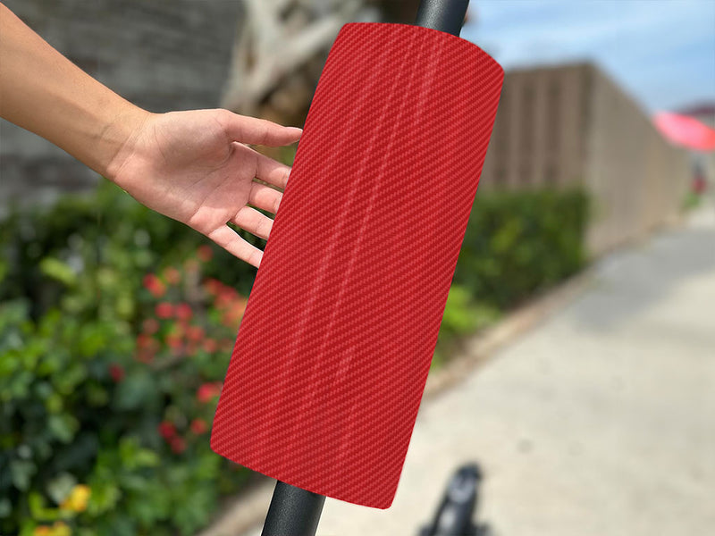 ORACAL 975 Carbon Fiber Geranium Red Do-It-Yourself E-Scooter Wraps