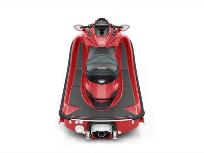ORACAL 975 Carbon Fiber Geranium Red Jet Ski Vinyl Wraps