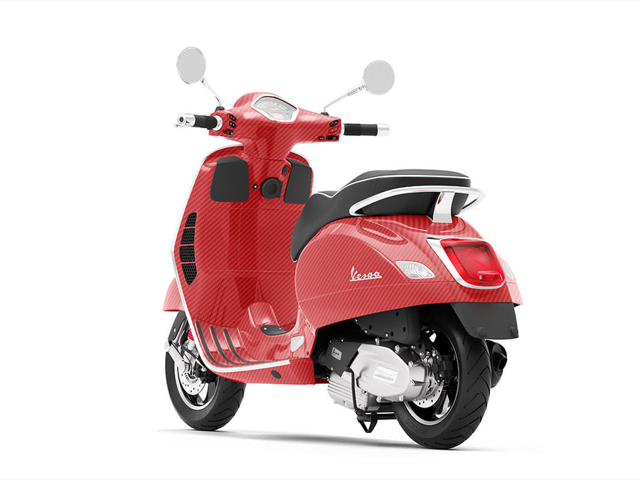 ORACAL 975 Carbon Fiber Geranium Red Scooter Vinyl Wraps