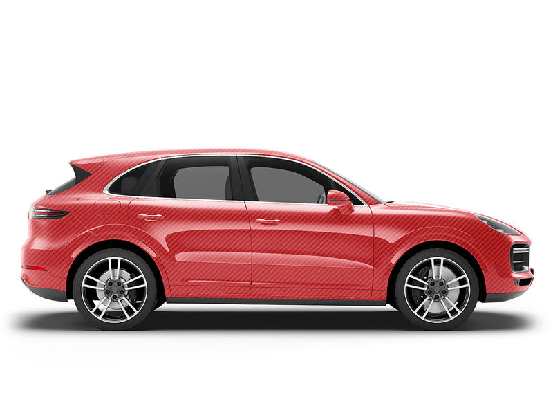 ORACAL 975 Carbon Fiber Geranium Red Do-It-Yourself SUV Wraps