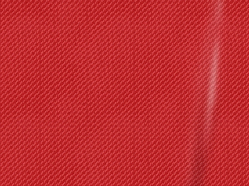 ORACAL 975 Carbon Fiber Geranium Red Car Wrap Color Swatch