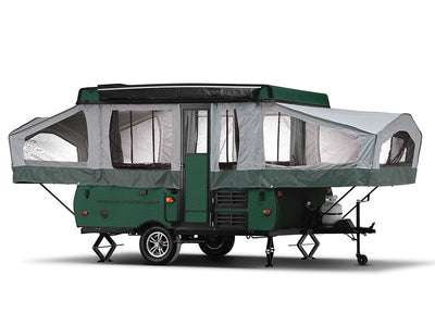 ORACAL 975 Crocodile Fir Tree Green Pop-Up Camper