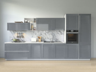 ORACAL® 975 Brushed Aluminum Graphite Kitchen Cabinet Wraps