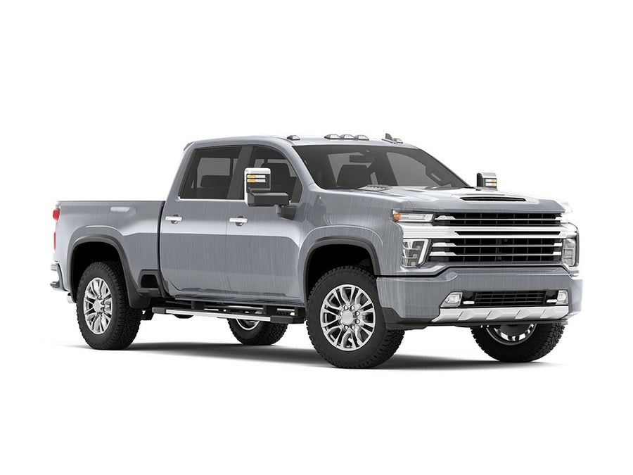 ORACAL 975 Brushed Aluminum Graphite Truck Wraps