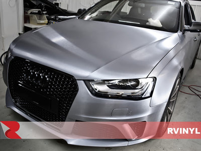 ORACAL 975 Brushed Aluminum Silver Gray Hood Wrap Trim