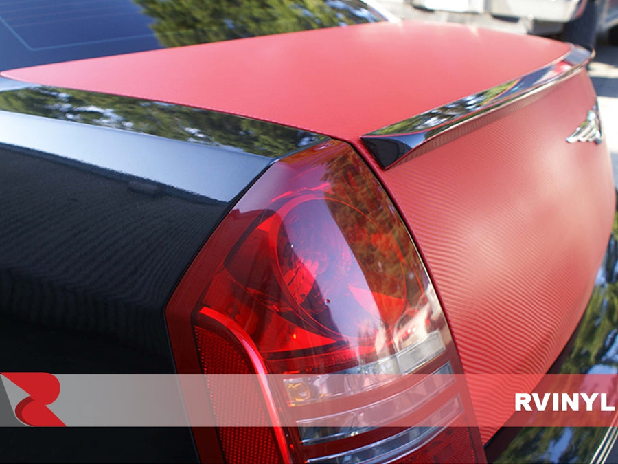 ORACAL 975 Carbon Fiber Geranium Red Trunk Trim