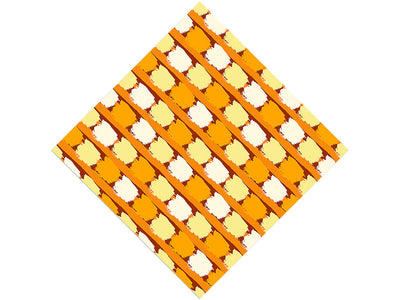 Orange  Brick Vinyl Wrap Pattern