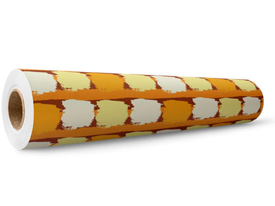 Orange  Brick Wrap Film Wholesale Roll~Rwraps Series 914 Digitally Printed Vinyl Roll~5