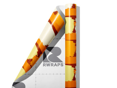 Orange  Brick Wrap Film Sheets~Rwraps Series 914 Orange  Brick Scrolled Sheet~4