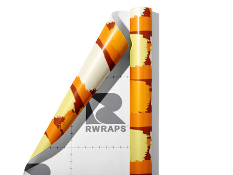 Orange  Brick Wrap Film Sheets~Rwraps Series 914 Orange  Brick Scrolled Sheet~4