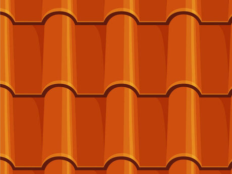 Orange Clay Tile Vinyl Wrap Pattern~Rwraps Series 914 Digitally Printed Vinyl Wrap~0