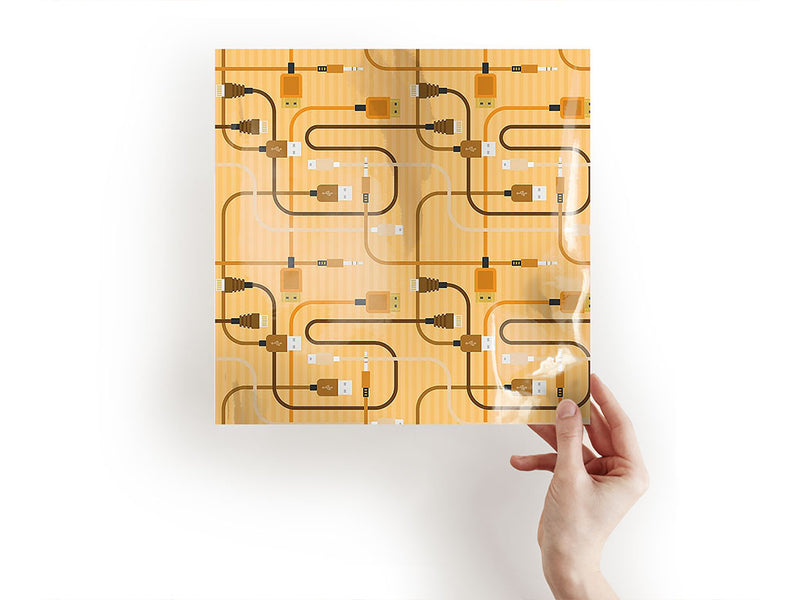 Orange Cords Technology Vinyl Wraps~Rwraps Series 914 Digitally Printed Vinyl Wrap~1