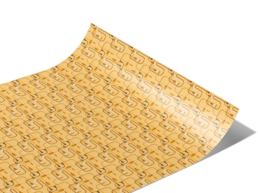 Orange Cords Technology Vinyl Wraps~Rwraps Series 914 Digitally Printed Vinyl Wrap~1