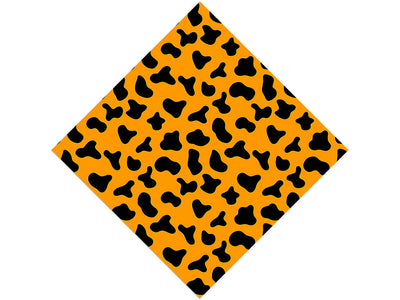 Orange Cow Vinyl Wrap Pattern