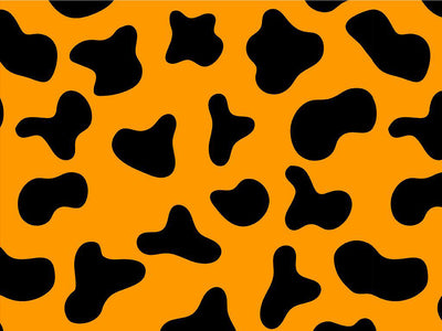 Orange Cow Vinyl Wrap Pattern~Rwraps Series 914 Digitally Printed Vinyl Wrap~0