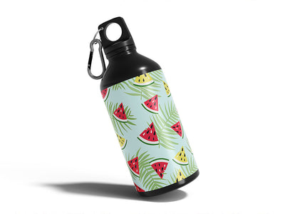 orange crisp fruit Water Bottle DIY Stickers