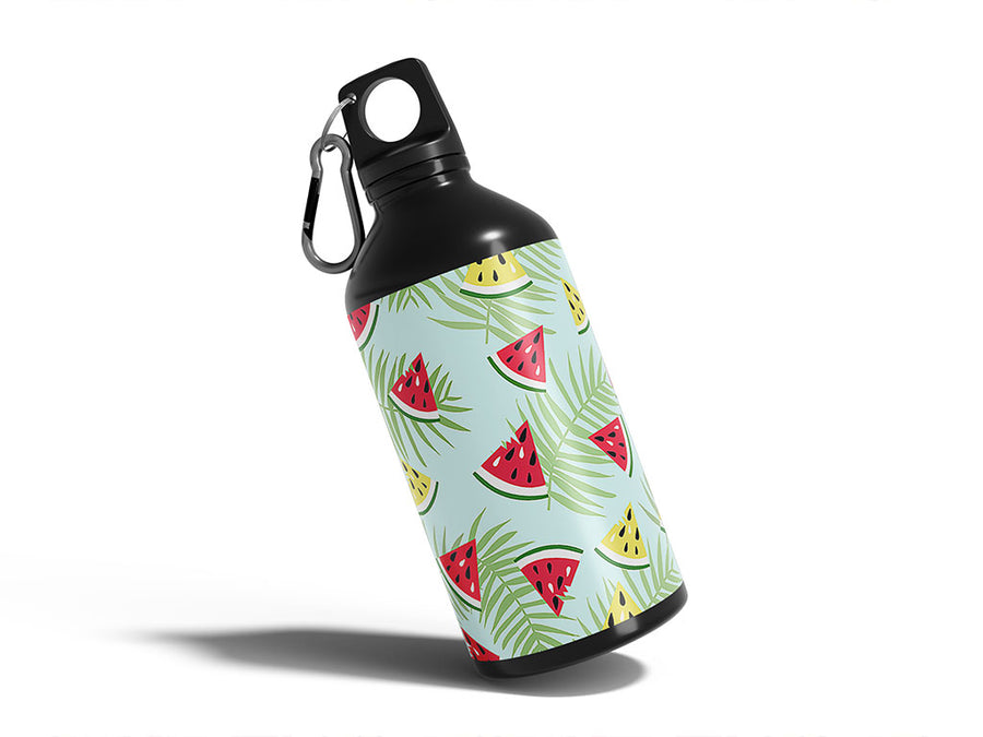 orange crisp fruit Water Bottle DIY Stickers