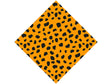 Orange Dalmation Vinyl Wrap Pattern