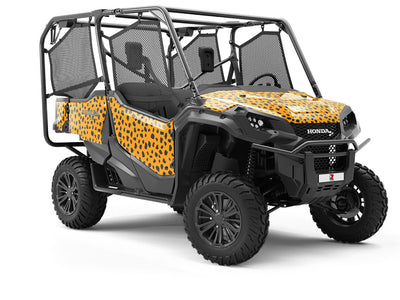 Orange Dalmation Utility Vehicle Vinyl Wrap