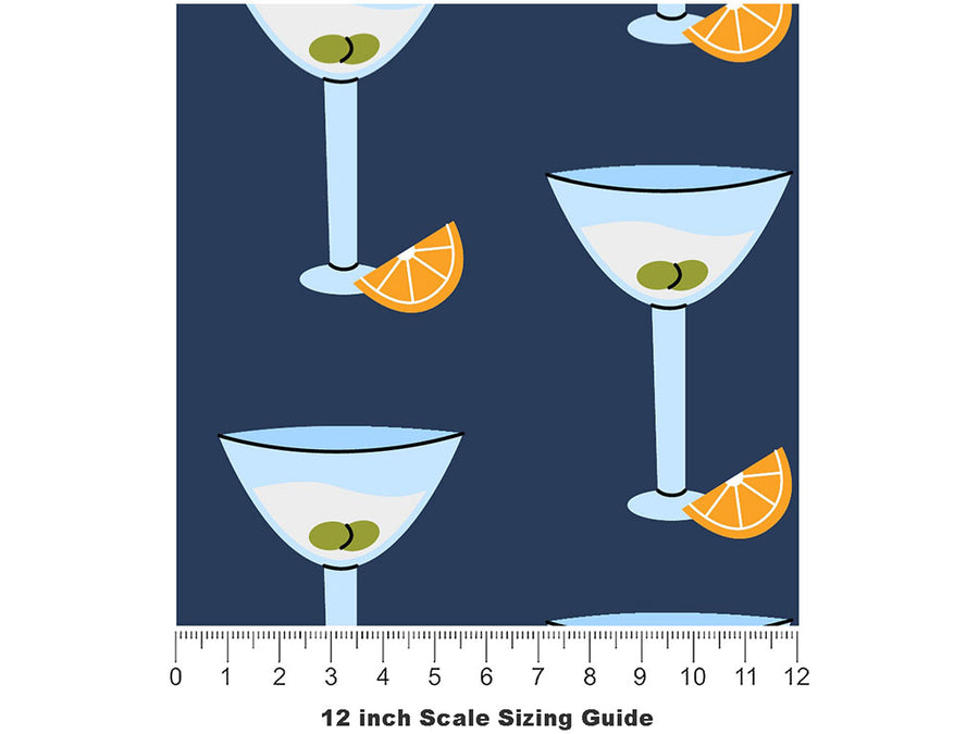 Orange Drop Alcohol Vinyl Film Pattern Size 12 inch Scale~Rwraps Orange Drop Alcohol Sizing Chart~2