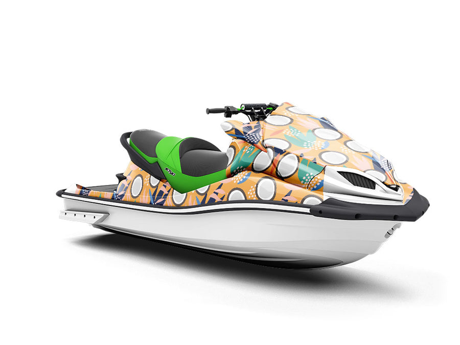 Orange Dwarf Fruit Jet Ski Vinyl Customized Wrap