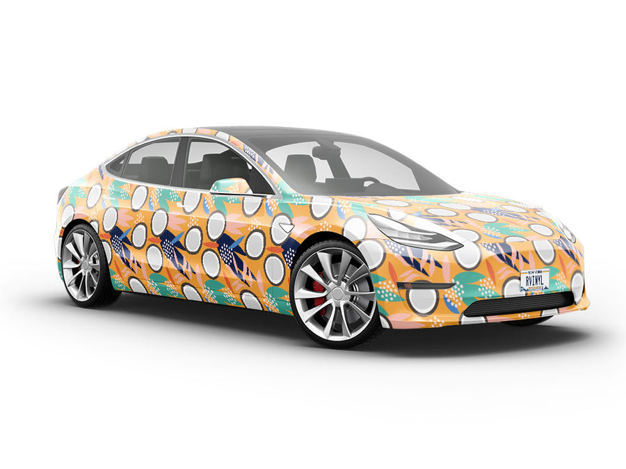Orange Dwarf Fruit Vehicle Vinyl Wrap