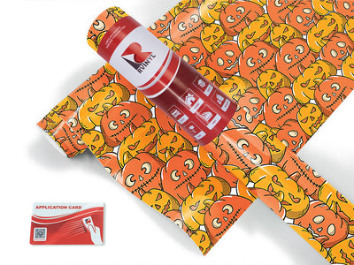 orange frenzy halloween Craft Vinyl Roll