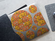 orange frenzy halloween DIY Laptop Stickers
