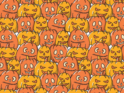 Orange Frenzy Halloween Vinyl Wrap Pattern~Rwraps Series 914 Digitally Printed Vinyl Wrap~0