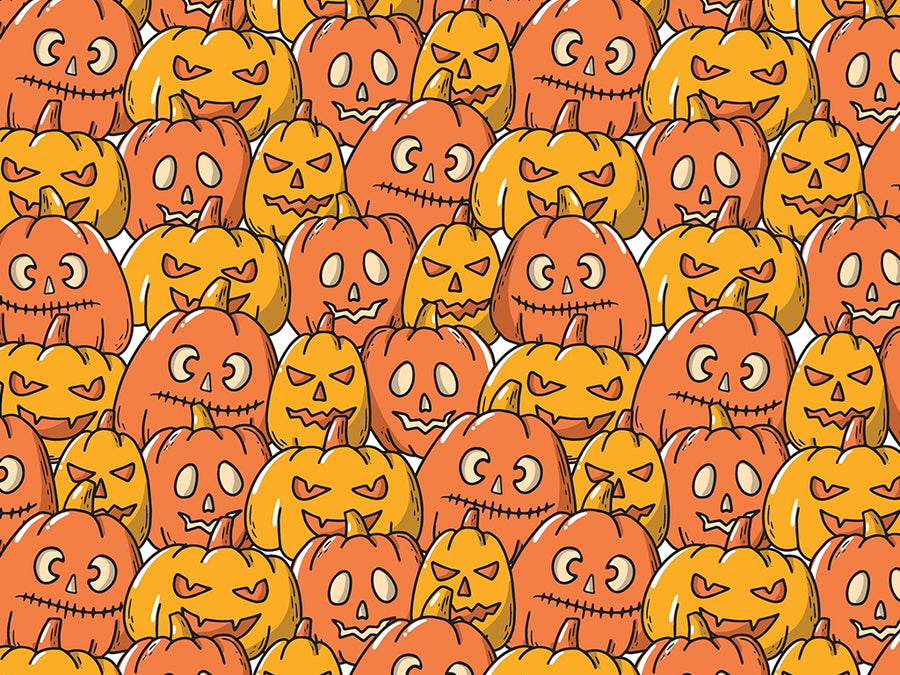 Orange Frenzy Halloween Vinyl Wrap Pattern~Rwraps Series 914 Digitally Printed Vinyl Wrap~0