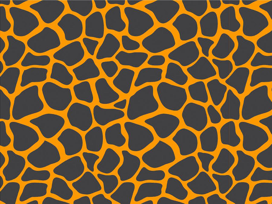 Orange Giraffe Vinyl Wrap Pattern~Rwraps Series 914 Digitally Printed Vinyl Wrap~0