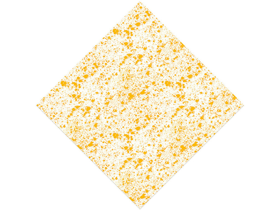 Orange Juice Paint Splatter Vinyl Wrap Pattern