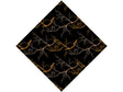 Orange Lightning Vinyl Wrap Pattern