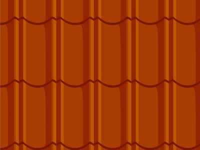 Orange Lipped Tile Vinyl Wrap Pattern~Rwraps Series 914 Digitally Printed Vinyl Wrap~0