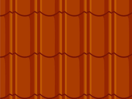 Orange Lipped Tile Vinyl Wrap Pattern~Rwraps Series 914 Digitally Printed Vinyl Wrap~0