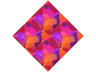 Orange Oddities Mosaic Vinyl Wrap Pattern