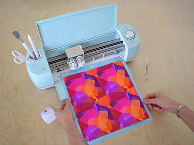 orange oddities mosaic Cricut Compatible Vinyl