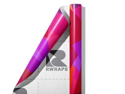 Orange Oddities Mosaic Wrap Film Sheets~Rwraps Series 914 Orange Oddities Mosaic Scrolled Sheet~3