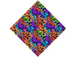 Orange Record Graffiti Vinyl Wrap Pattern