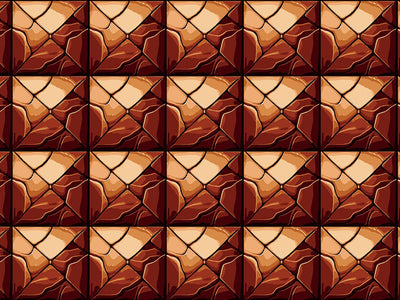 Orange Square Tile Vinyl Wrap Pattern~Rwraps Series 914 Digitally Printed Vinyl Wrap~0