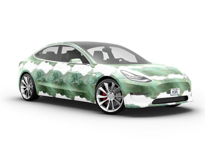 Orchid Bee Gemstone Vehicle Vinyl Wrap