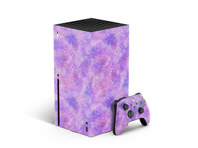 orchid droplets tie dye XBOX DIY Decal