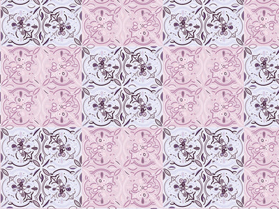 Orchid Tile Vinyl Wrap Pattern~Rwraps Series 914 Digitally Printed Vinyl Wrap~0