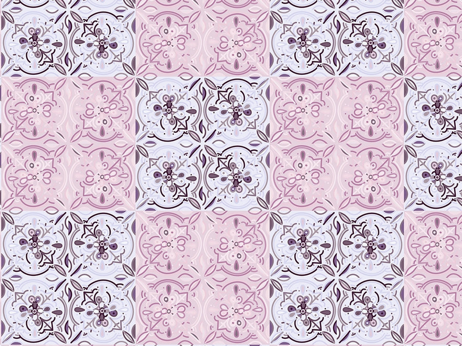 Orchid Tile Vinyl Wrap Pattern~Rwraps Series 914 Digitally Printed Vinyl Wrap~0