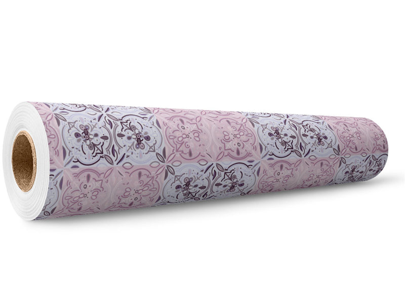 Orchid Tile Wrap Film Wholesale Roll~Rwraps Series 914 Digitally Printed Vinyl Roll~5