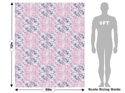 Orchid Tile Vehicle Wrap Scale~Rwraps Series 914 Orchid Tile Measurements~2