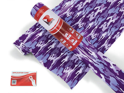 orchid woodland camouflage Craft Vinyl Roll