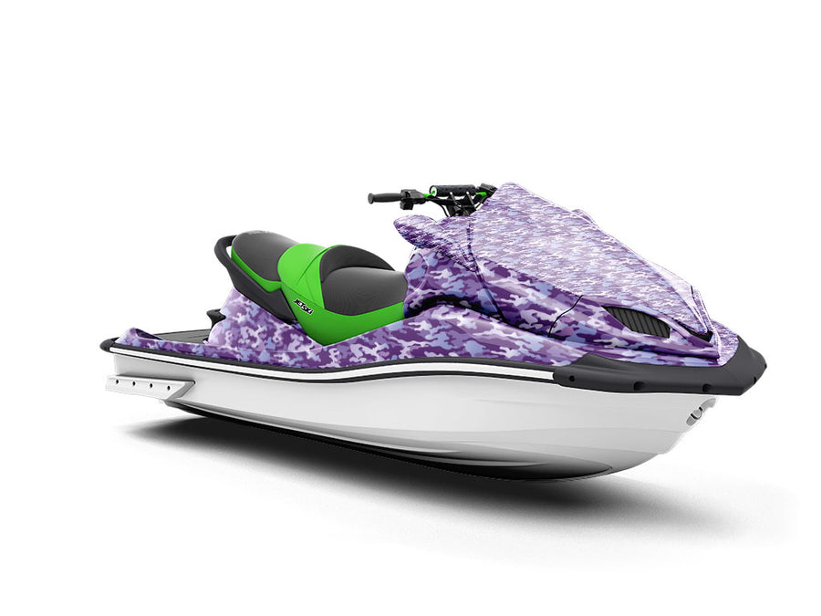 Orchid Woodland Camouflage Jet Ski Vinyl Customized Wrap